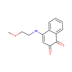COCCNC1=CC(=O)C(=O)c2ccccc21 ZINC000473147447