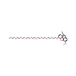 COCCOCCOCCOCCOCCOCCOCCOCCOCCO[C@H]1C=C[C@H]2[C@H]3Cc4ccc(OC)c5c4[C@@]2(CCN3C)[C@H]1O5 ZINC001772582939