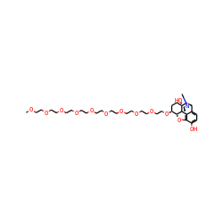 COCCOCCOCCOCCOCCOCCOCCOCCOCCO[C@H]1CC[C@@]2(O)[C@H]3Cc4ccc(O)c5c4[C@@]2(CCN3C)[C@H]1O5 ZINC001772582052