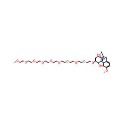 COCCOCCOCCOCCOCCOCCOCCOCCOCCO[C@H]1CC[C@@]2(O)[C@H]3Cc4ccc(OC)c5c4[C@@]2(CCN3C)[C@H]1O5 ZINC000199517601