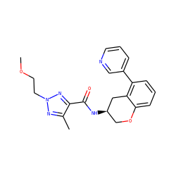 COCCn1nc(C)c(C(=O)N[C@@H]2COc3cccc(-c4cccnc4)c3C2)n1 ZINC000084904601