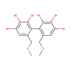 COCc1cc(O)c(O)c(O)c1-c1c(COC)cc(O)c(O)c1O ZINC000003800021
