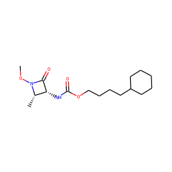 CON1C(=O)[C@H](NC(=O)OCCCCC2CCCCC2)[C@@H]1C ZINC001772648715
