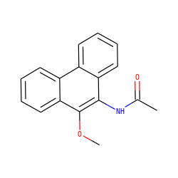 COc1c(NC(C)=O)c2ccccc2c2ccccc12 ZINC000001663950