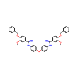 COc1cc(C(=N)Nc2ccc(Oc3ccc(NC(=N)c4ccc(OCc5ccccc5)c(OC)c4)cc3)cc2)ccc1OCc1ccccc1 ZINC000028468678