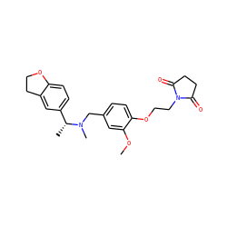 COc1cc(CN(C)[C@H](C)c2ccc3c(c2)CCO3)ccc1OCCN1C(=O)CCC1=O ZINC001772585396