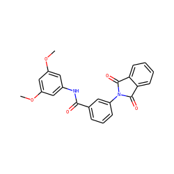 COc1cc(NC(=O)c2cccc(N3C(=O)c4ccccc4C3=O)c2)cc(OC)c1 ZINC000015075774