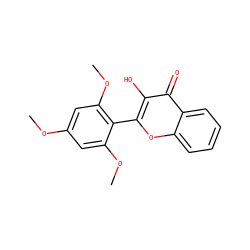 COc1cc(OC)c(-c2oc3ccccc3c(=O)c2O)c(OC)c1 ZINC000001718914