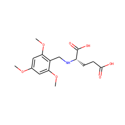 COc1cc(OC)c(CN[C@@H](CCC(=O)O)C(=O)O)c(OC)c1 ZINC001772618235