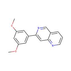 COc1cc(OC)cc(-c2cc3ncccc3cn2)c1 ZINC000028826031