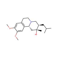 COc1cc2c(cc1OC)[C@H]1C[C@@](C)(O)[C@H](CC(C)C)CN1CC2 ZINC000013745383