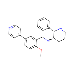 COc1ccc(-c2ccncc2)cc1CN[C@H]1CCCN[C@H]1c1ccccc1 ZINC000022938160