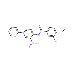 COc1ccc(C(=O)Nc2ccc(-c3ccccc3)cc2[N+](=O)[O-])cc1O ZINC000073198663