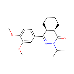 COc1ccc(C2=NN(C(C)C)C(=O)[C@@H]3CCCC[C@H]23)cc1OC ZINC000013474077