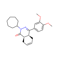 COc1ccc(C2=NN(C3CCCCCC3)C(=O)[C@@H]3CC=CC[C@H]23)cc1OC ZINC000013474121