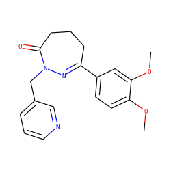 COc1ccc(C2=NN(Cc3cccnc3)C(=O)CCC2)cc1OC ZINC001772598064