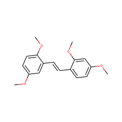 COc1ccc(OC)c(/C=C/c2ccc(OC)cc2OC)c1 ZINC000169330253