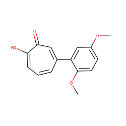 COc1ccc(OC)c(-c2cccc(O)c(=O)c2)c1 ZINC000096913637