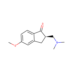 COc1ccc2c(c1)C[C@H](CN(C)C)C2=O ZINC000168720395