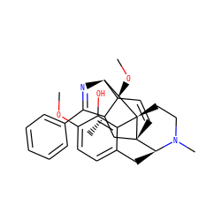 COc1ccc2c(c1O)[C@@]13CCN(C)[C@@H](C2)[C@@]12C=C[C@@]1(OC)[C@H]3N=C(c3ccccc3)[C@]1(C)C2 ZINC000169721547