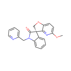 COc1ccc2c(n1)[C@]1(CO2)C(=O)N(Cc2ccccn2)c2ccccc21 ZINC000103189061