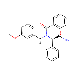 COc1cccc([C@@H](C)N(C(=O)c2ccccc2)[C@@H](C(N)=O)c2ccccc2)c1 ZINC001772600676