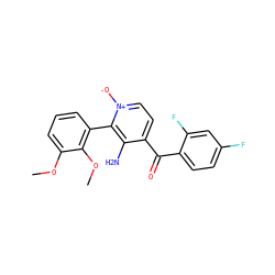 COc1cccc(-c2c(N)c(C(=O)c3ccc(F)cc3F)cc[n+]2[O-])c1OC ZINC000043060122