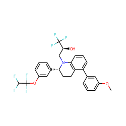 COc1cccc(-c2cccc3c2CC[C@H](c2cccc(OC(F)(F)C(F)F)c2)N3C[C@H](O)C(F)(F)F)c1 ZINC000042878637