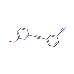 COc1cccc(C#Cc2cccc(C#N)c2)n1 ZINC000084731090