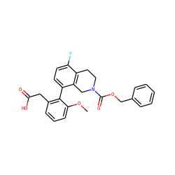 COc1cccc(CC(=O)O)c1-c1ccc(F)c2c1CN(C(=O)OCc1ccccc1)CC2 ZINC000144056504