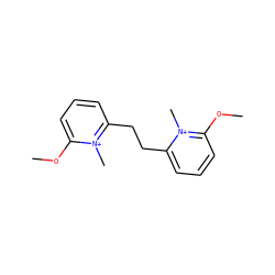 COc1cccc(CCc2cccc(OC)[n+]2C)[n+]1C ZINC000096938820