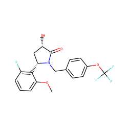 COc1cccc(F)c1[C@@H]1C[C@H](O)C(=O)N1Cc1ccc(OC(F)(F)F)cc1 ZINC000167120918