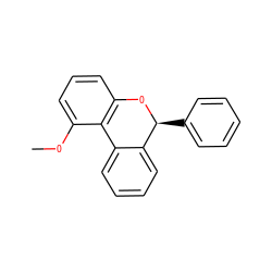 COc1cccc2c1-c1ccccc1[C@H](c1ccccc1)O2 ZINC000026185041