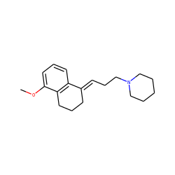 COc1cccc2c1CCC/C2=C\CCN1CCCCC1 ZINC000029060295