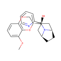 COc1cccc2c1O[C@@H](CN1[C@H]3CC[C@@H]1C[C@@](O)(c1ccccn1)C3)CO2 ZINC000100049057