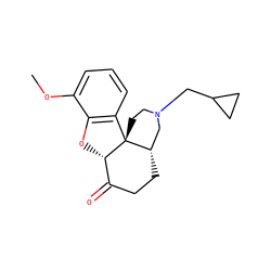 COc1cccc2c1O[C@H]1C(=O)CC[C@H]3CN(CC4CC4)CC[C@@]231 ZINC000013738591