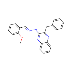 COc1ccccc1/C=N/Nc1nc2ccccc2nc1Cc1ccccc1 ZINC000064539495