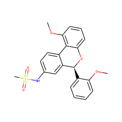 COc1ccccc1[C@@H]1Oc2cccc(OC)c2-c2ccc(NS(C)(=O)=O)cc21 ZINC000026189407