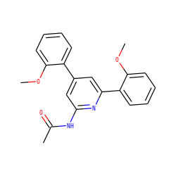 COc1ccccc1-c1cc(NC(C)=O)nc(-c2ccccc2OC)c1 ZINC001772623798