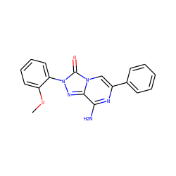 COc1ccccc1-n1nc2c(N)nc(-c3ccccc3)cn2c1=O ZINC001772587805