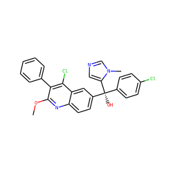 COc1nc2ccc([C@](O)(c3ccc(Cl)cc3)c3cncn3C)cc2c(Cl)c1-c1ccccc1 ZINC001772656822