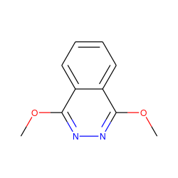 COc1nnc(OC)c2ccccc12 ZINC000000053157