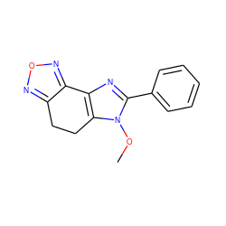 COn1c(-c2ccccc2)nc2c1CCc1nonc1-2 ZINC000000494429