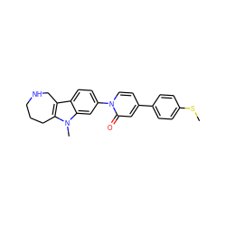 CSc1ccc(-c2ccn(-c3ccc4c5c(n(C)c4c3)CCCNC5)c(=O)c2)cc1 ZINC000068248171
