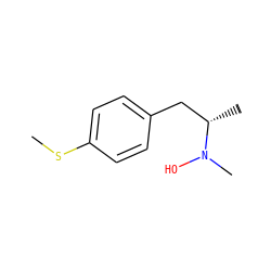 CSc1ccc(C[C@H](C)N(C)O)cc1 ZINC000049013991