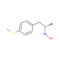 CSc1ccc(C[C@H](C)NO)cc1 ZINC000048999482