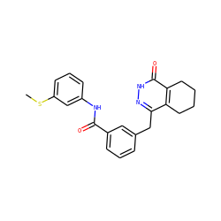 CSc1cccc(NC(=O)c2cccc(Cc3n[nH]c(=O)c4c3CCCC4)c2)c1 ZINC000167857723