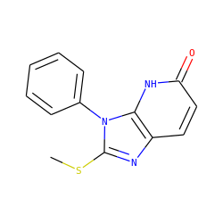 CSc1nc2ccc(=O)[nH]c2n1-c1ccccc1 ZINC000118267929