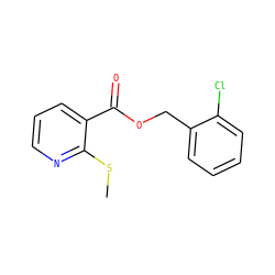 CSc1ncccc1C(=O)OCc1ccccc1Cl ZINC000003301845