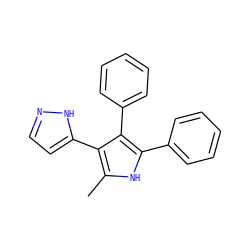 Cc1[nH]c(-c2ccccc2)c(-c2ccccc2)c1-c1ccn[nH]1 ZINC000169352545